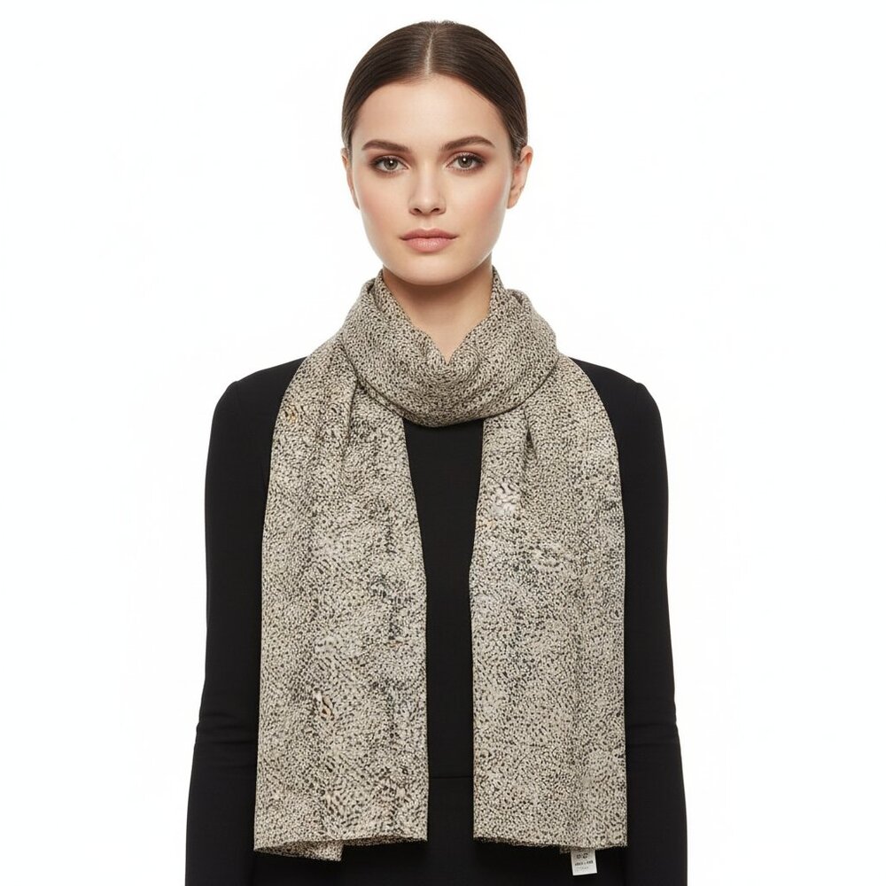 *Peppercorn Leopard Print  Scarf